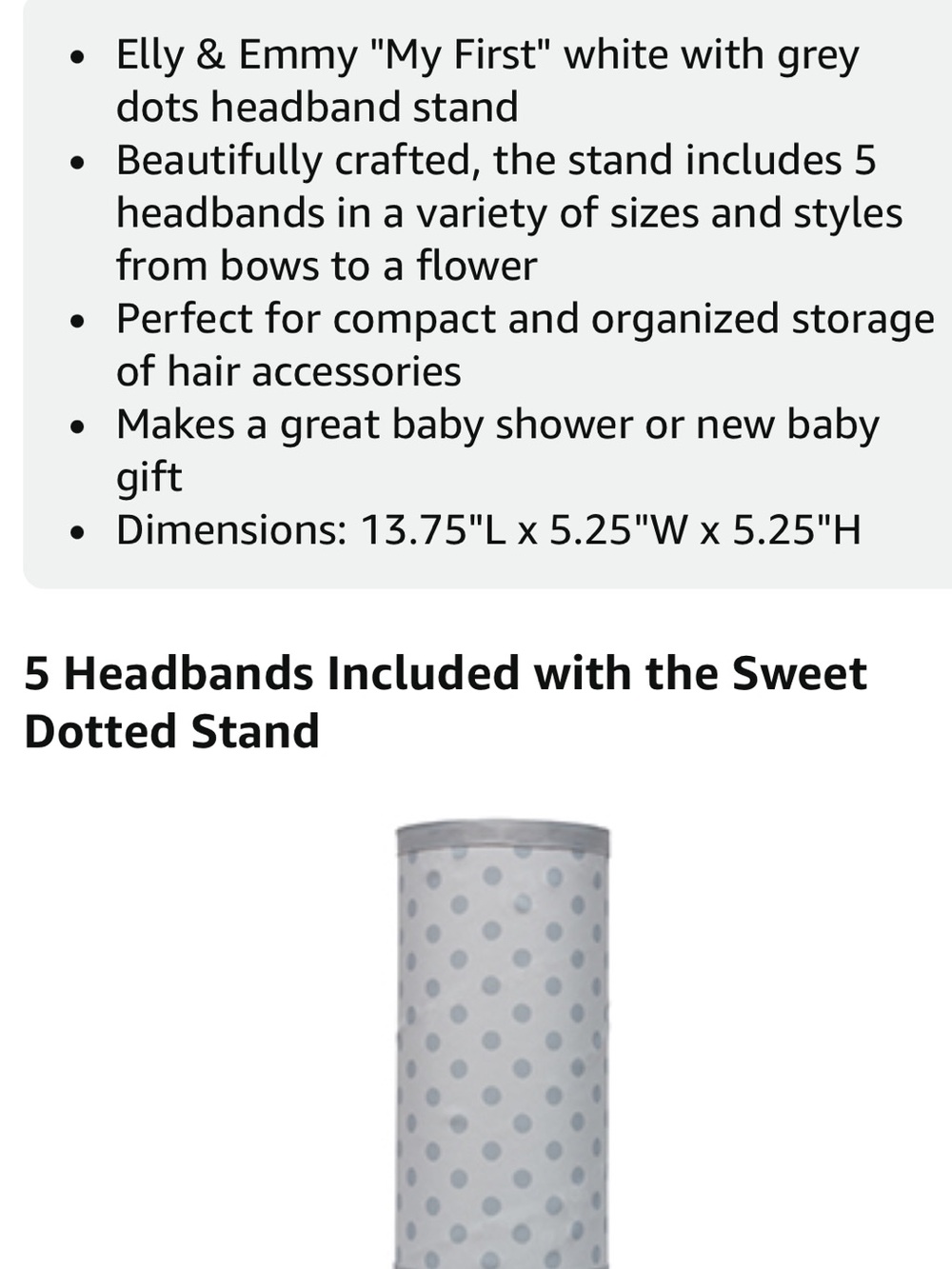 Carter's Baby Headband Set - Pink, White, Blue, Beige, Gray - Picture 4 of 11
